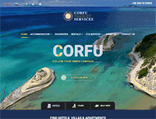 Tablet Screenshot of corfutouristservices.gr